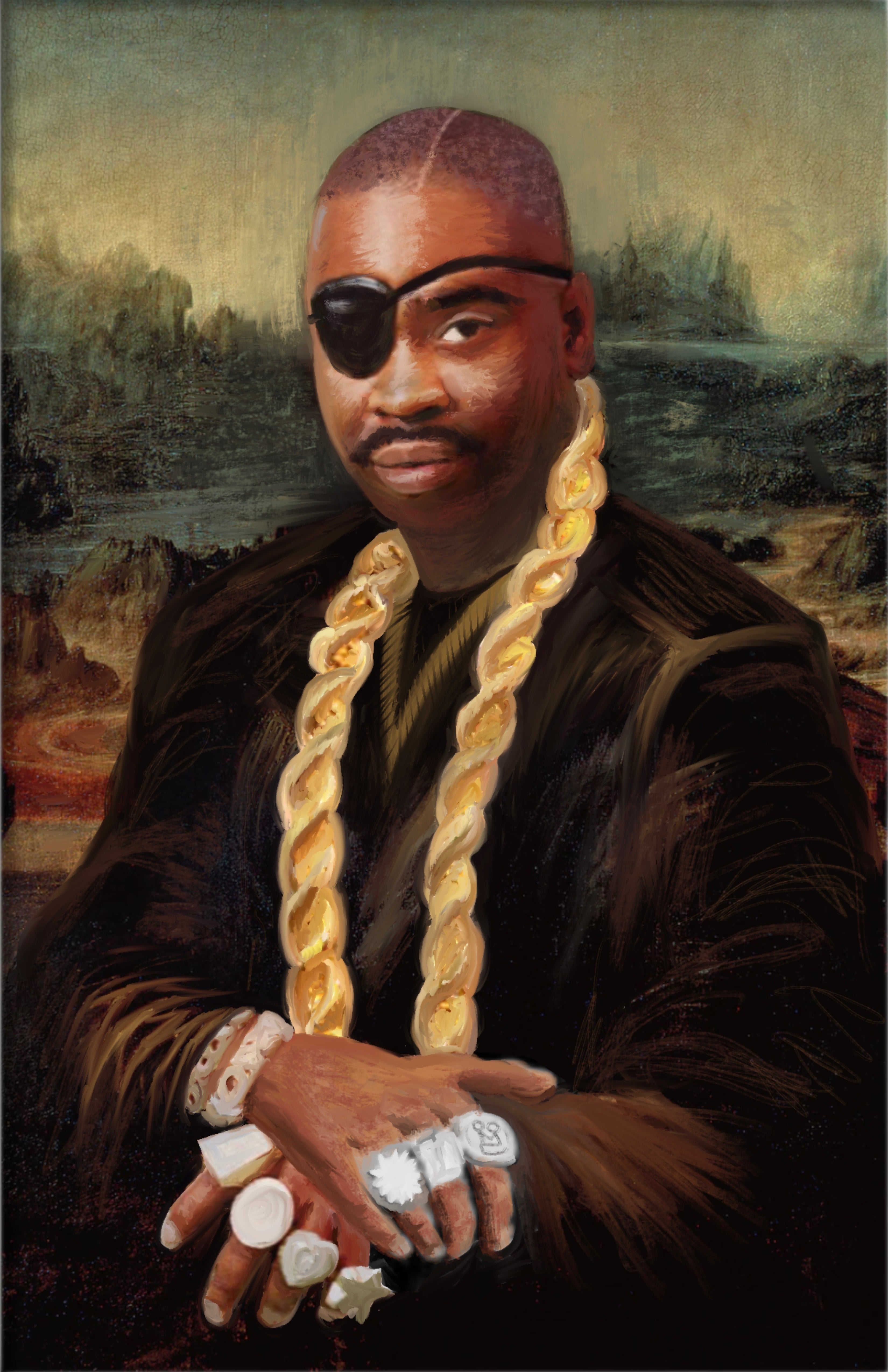 Hip hop Mona Lisa x slick rick mashup – Candabis