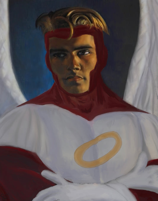Angel fine art remix poster