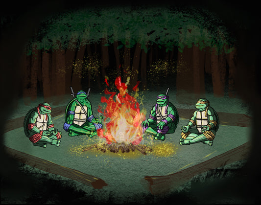 Tmnt Campfire poster