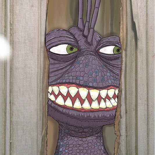 Randall Monsters inc x The Shining soundtrack cover mashup poster