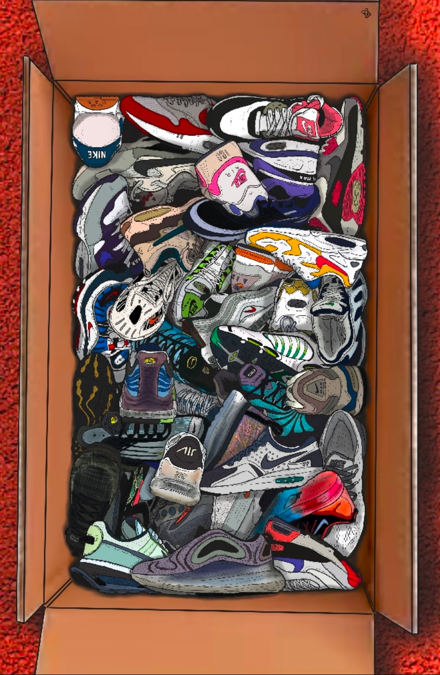 Nike air max history collection poster