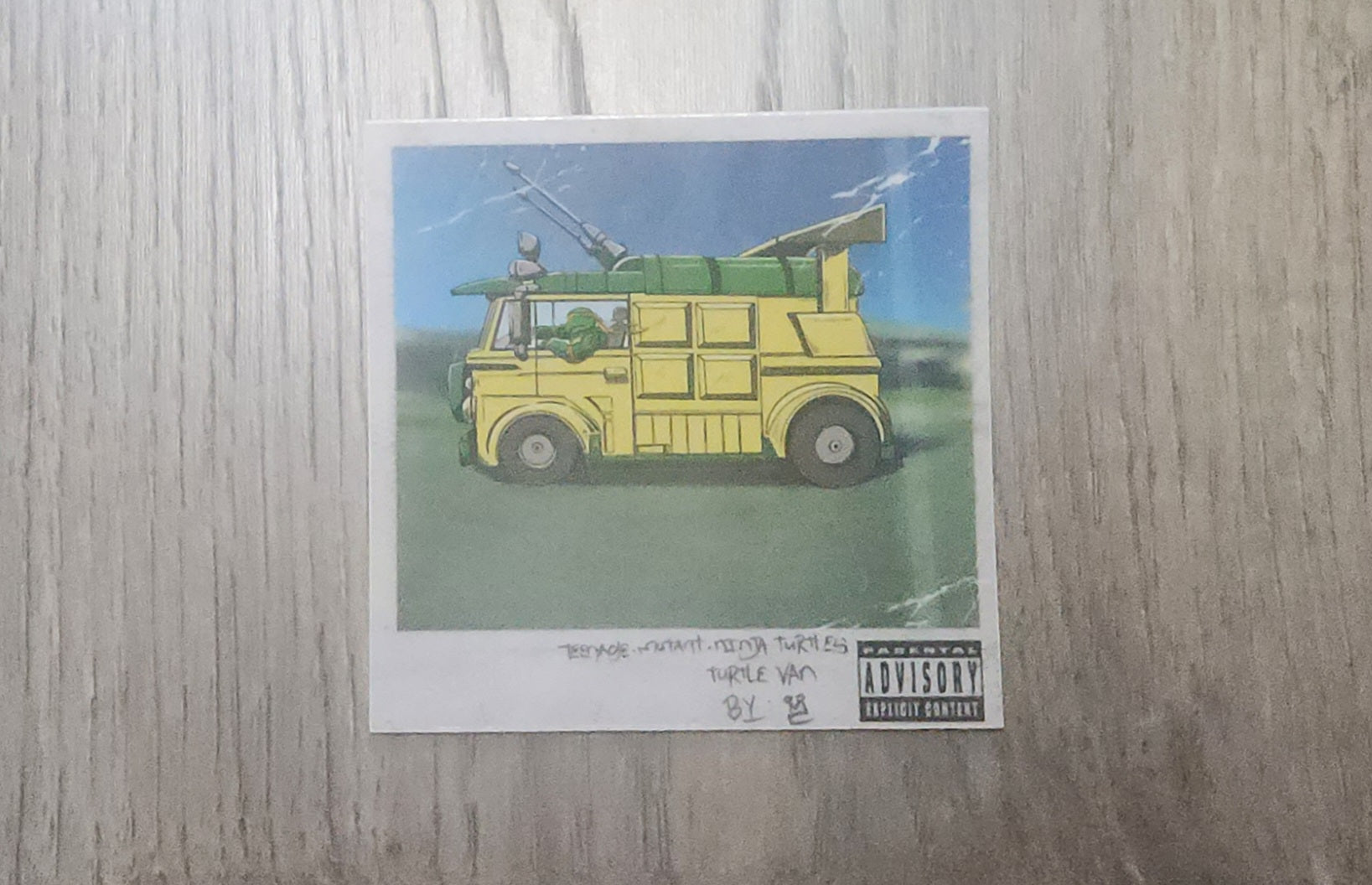 Turtle van x Kendrick lamar sticker – Candabis