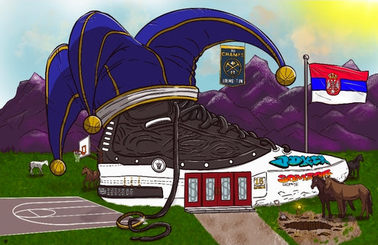 Joker x 361 degrees sneaker campaign poster